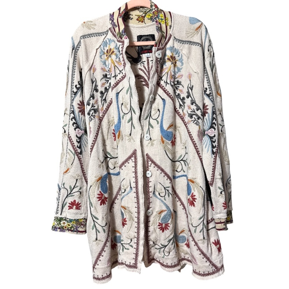 Johnny Was Gaia Sweater Jacket